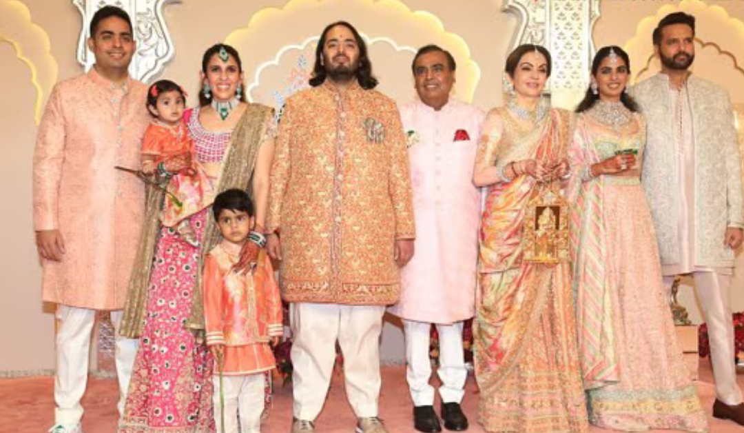 The Ambani’s Wearing Pastel Colours